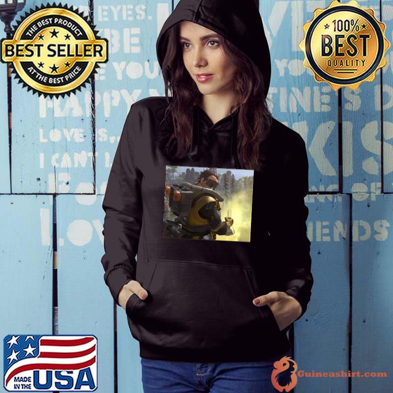 Gamer apex legends bordered caustic s Hoodie