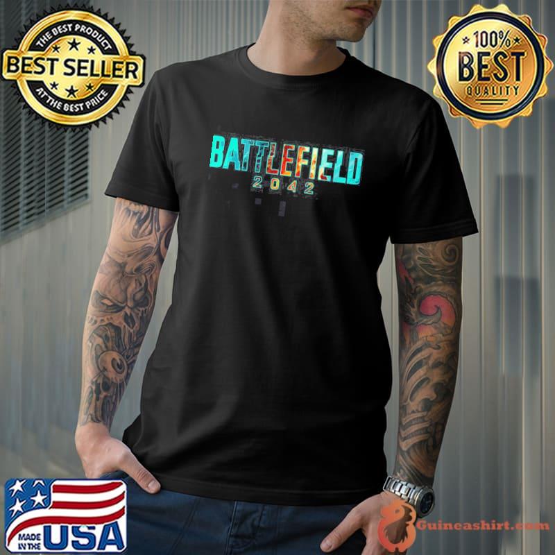 Glitch battlefield 2042 logo shirt