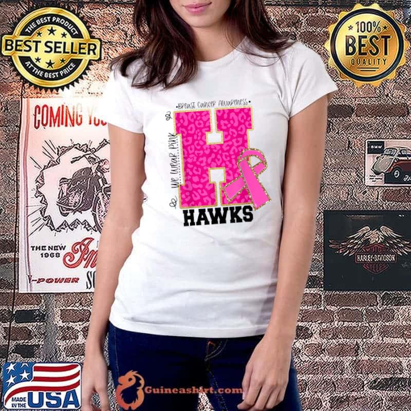 : Hawks School Spirit Game Day We Wear Pink Breast Cancer Raglan  Baseball Tee : Clothing, Shoes & Jewelry