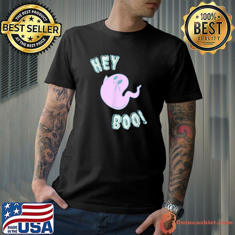 Hey Boo Cute Ghost Halloween T-Shirt