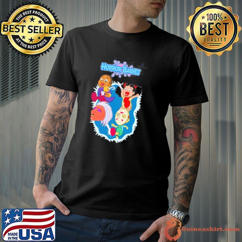 Horror babies burst halloween trending shirt