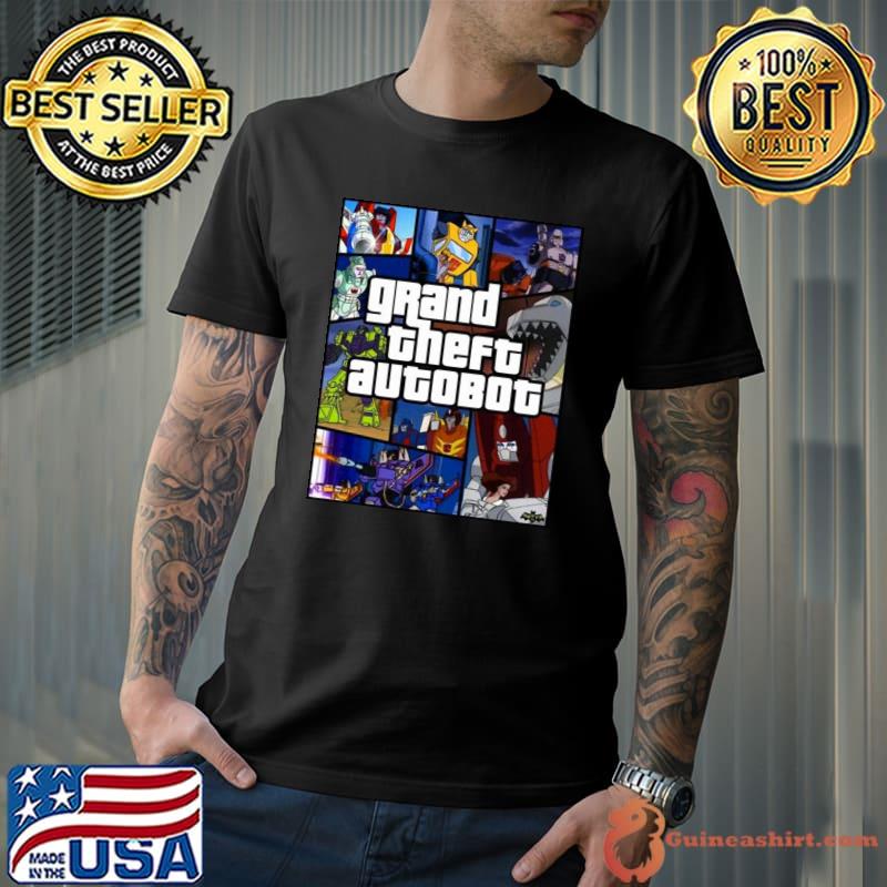 Inspired grand theft autobot shirt