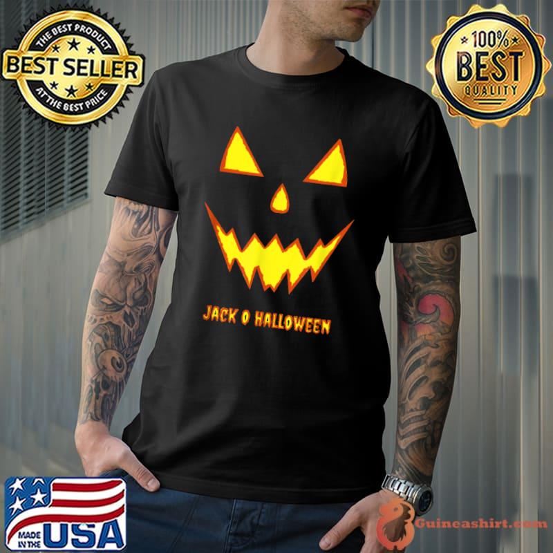 Jack Lantern Face Pumpkin Halloween T-Shirt