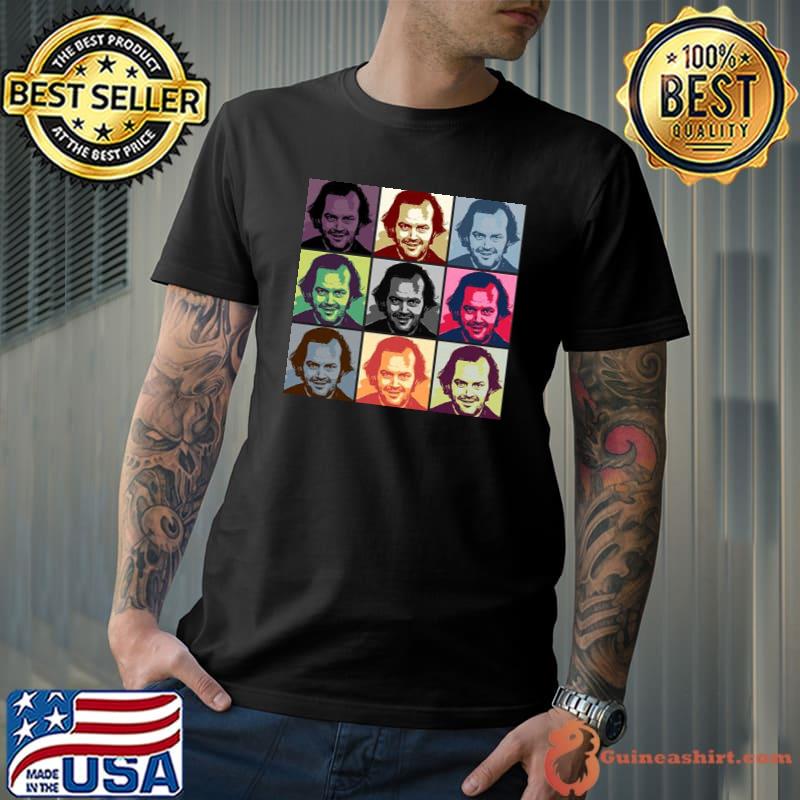 Jack nicholson torrance shining iconic pop art halloween trending shirt