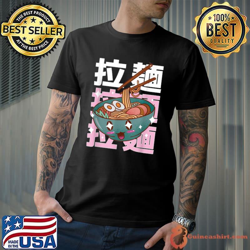 Kawaii Ramen Noodles Bowl Japanese Merch T-Shirt