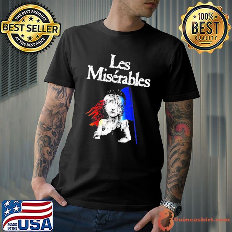 Les miserables aesthetic design shirt