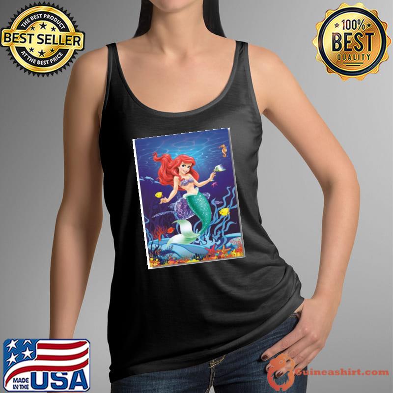 Little mermaid the little mermaid ariel wall art decor s Tank Top