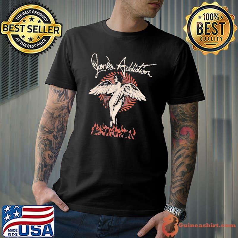Louder than life teather American industrial rock band heavy label of jane's addiction classic shirt