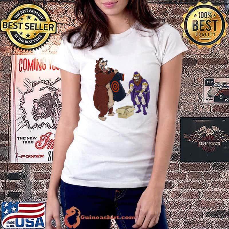 Minnesota vikings fans vikings vs bears chiffon top trending s Ladiestee
