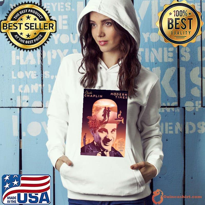 Modern times charlie chaplin retro art trending s Hoodie