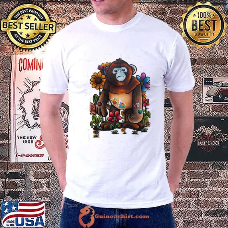 Monkey drawin trending shirt