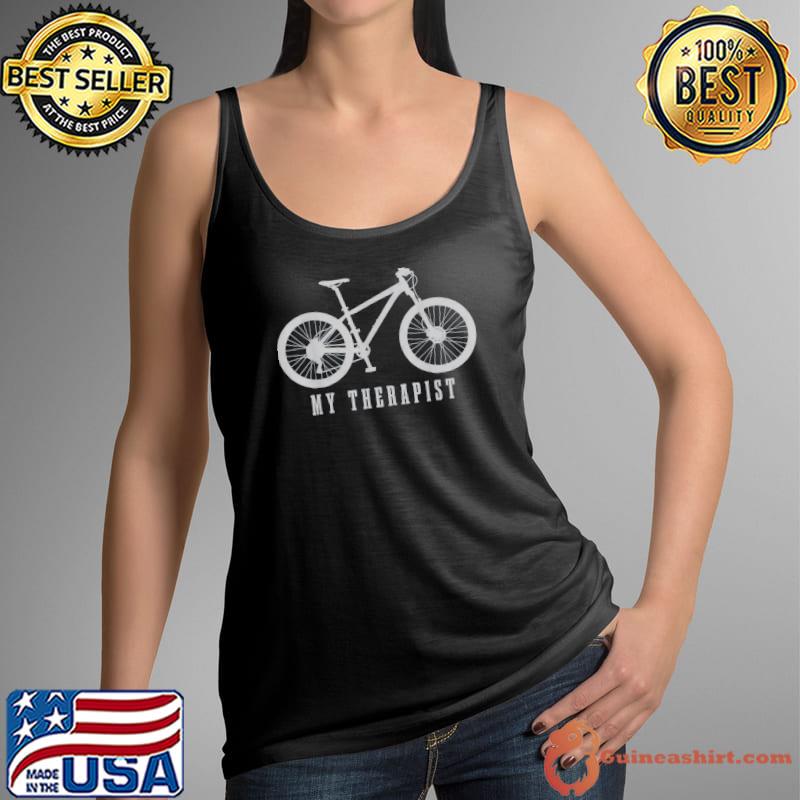 Mountain bike bicycle my therapist mtb biking therapy s Tank Top