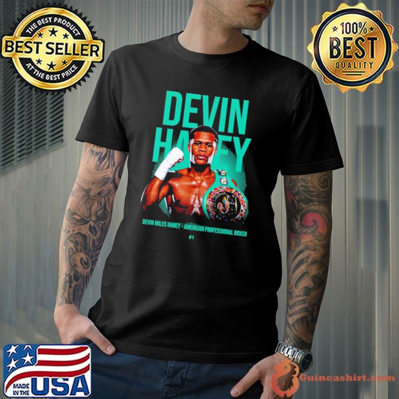 No 1 devin haney boxing shirt