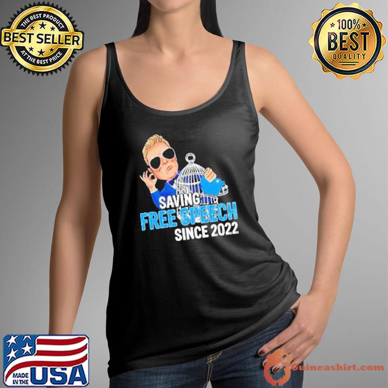 Saving Free Speech Since 2022 Shirt Tank Top