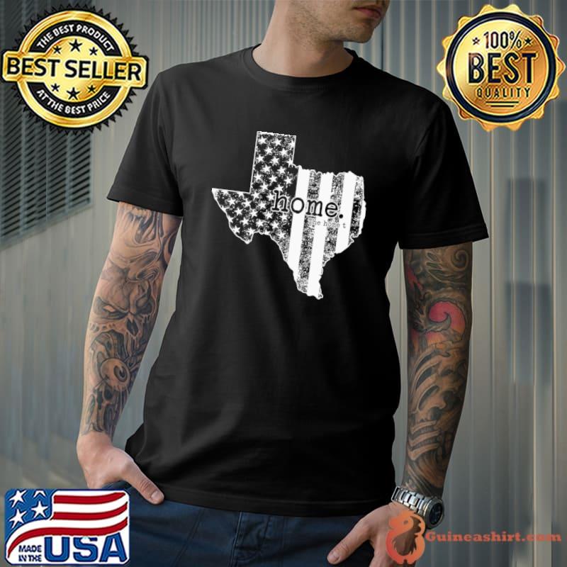 Shark tank home usa flag retro art shirt