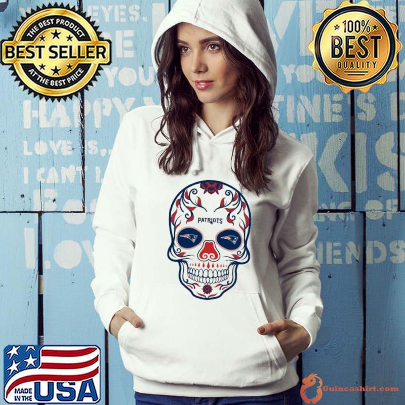 Skull art new england Patriots Football trending s Hoodie