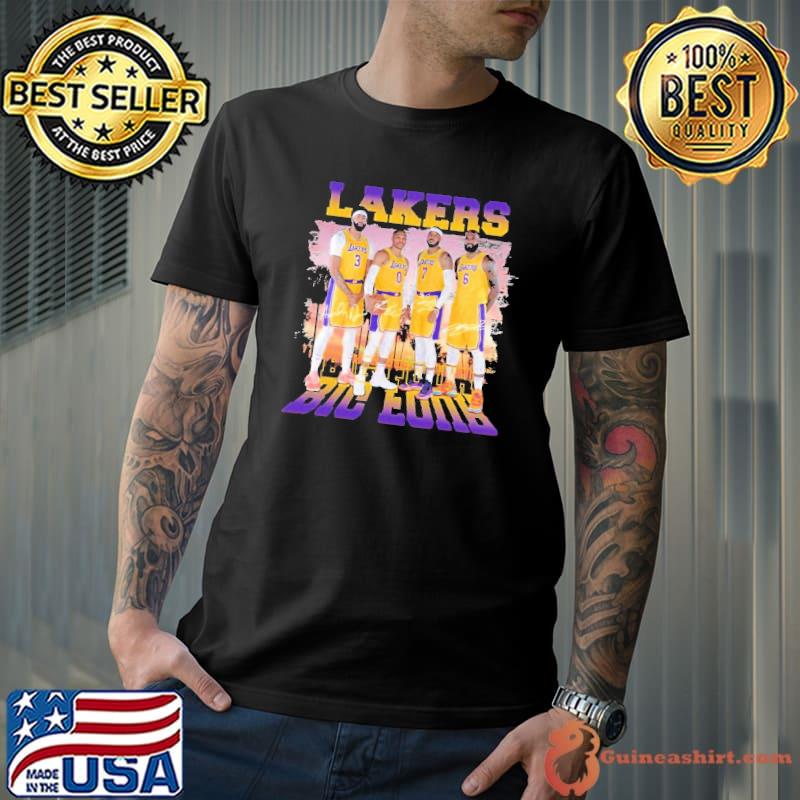 Sports person los angeles Lakers the lebron james retro art shirt