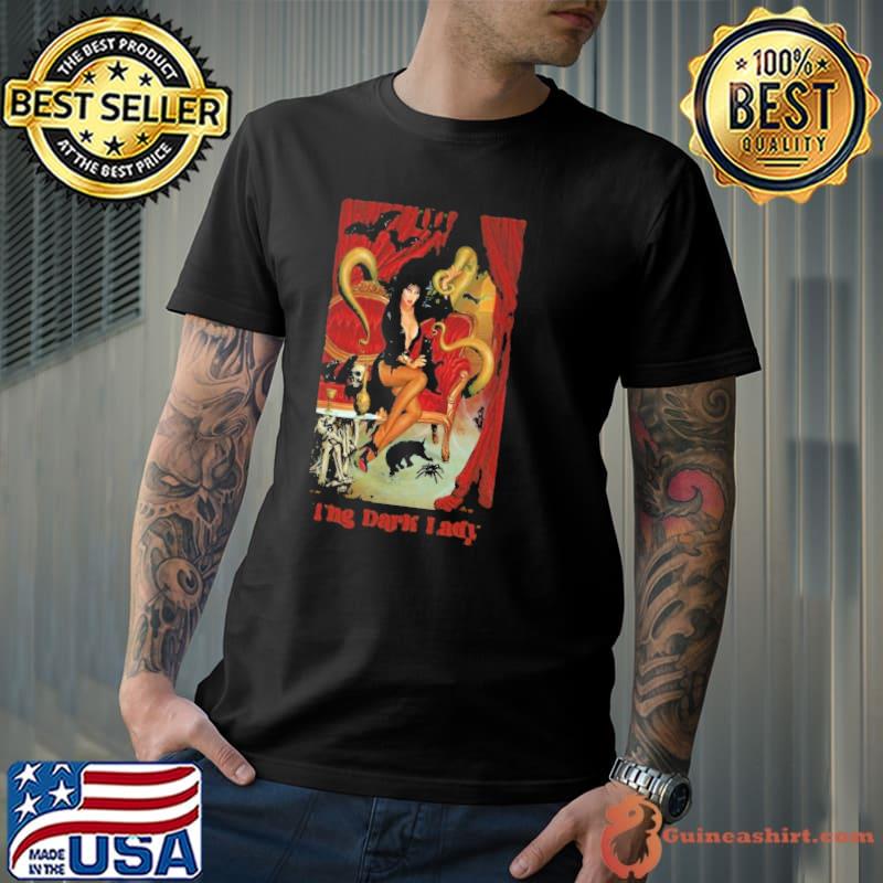 The dark lady elvira mistress of the dark tarot card trending shirt