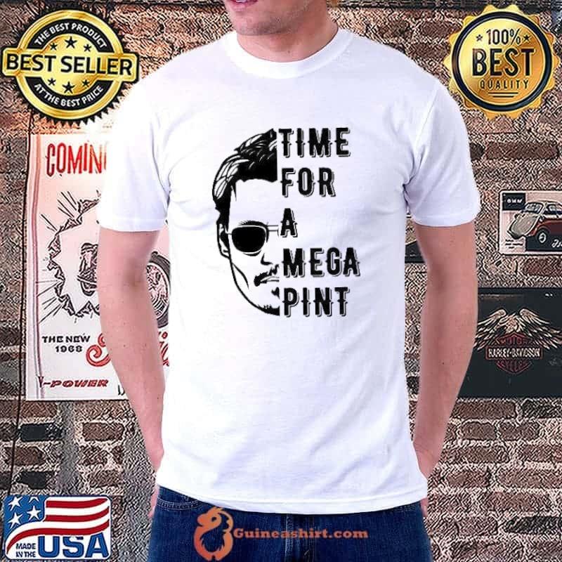 Time for a mega pint johnny depp graphic shirt