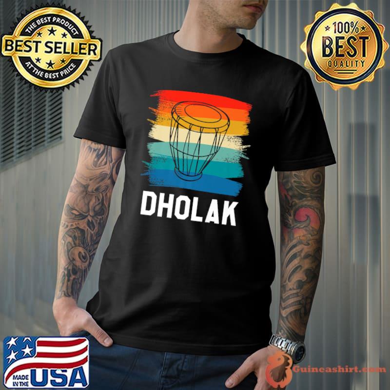Vintage Dholak Player Instrument T-Shirt