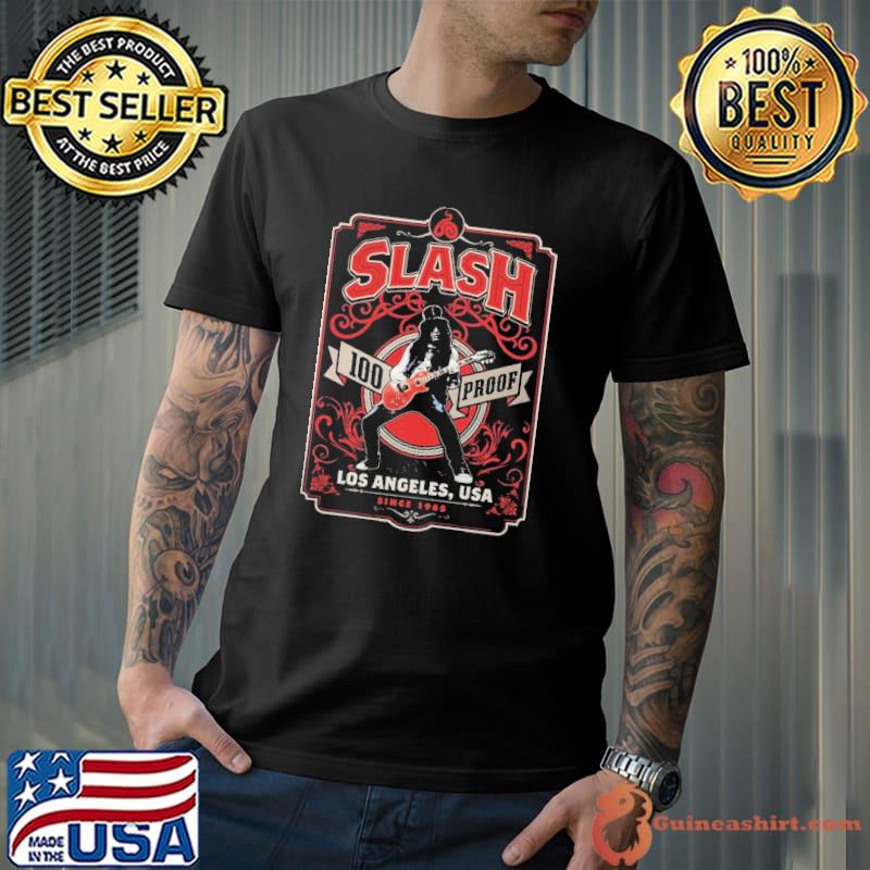 100 proof since 1965 los angeles the slash band shirt