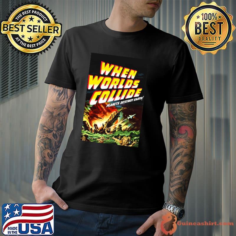 1951 when worlds collide vintage movie style classic shirt