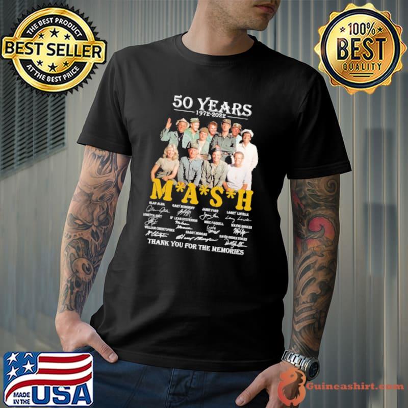 50 Years 1972 2022 Mash Thank You For The Memories Shirt