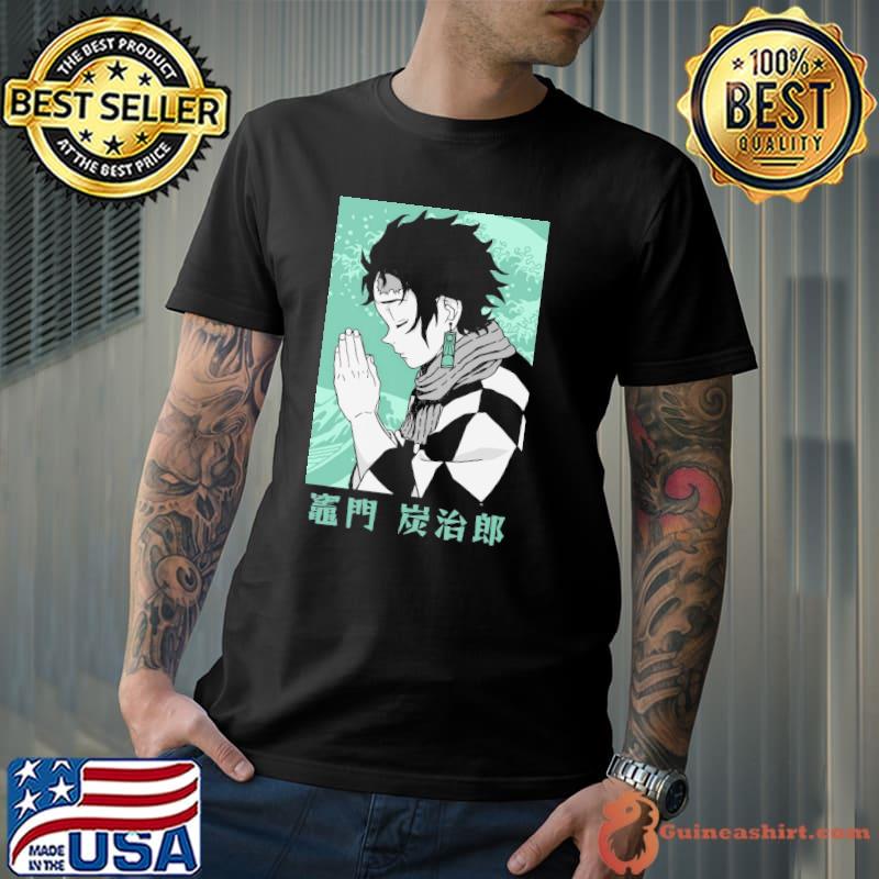 Anime character demon slayer tanjiro classic shirt