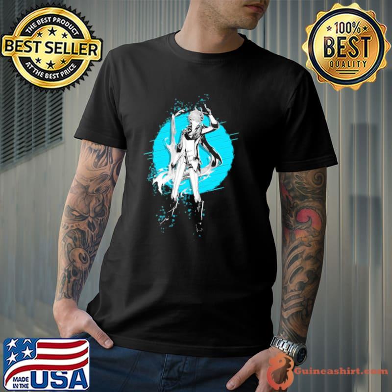 Anime design tartaglia genshin impact shirt