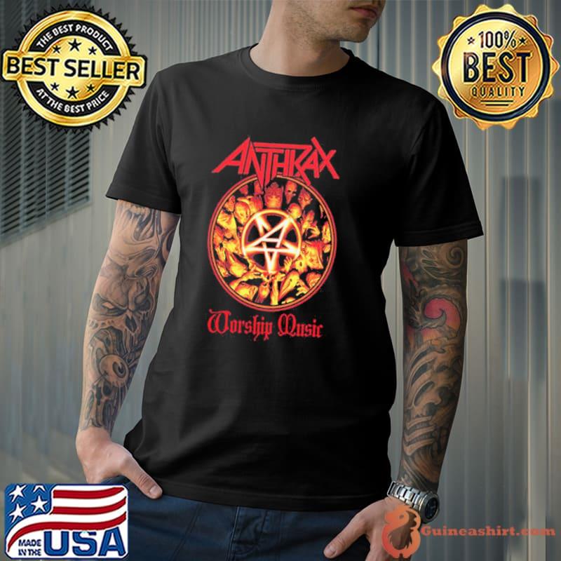 Anthrax worship music heavy metal music merchandise trending classic shirt