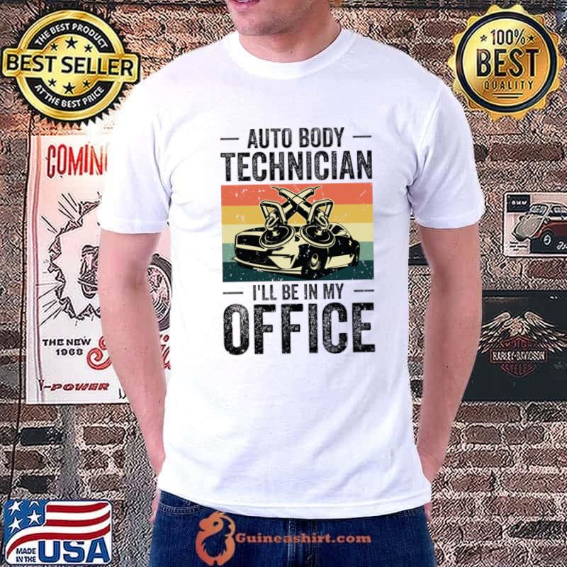 Auto Body Technician Vehicle Repair Car Maintenance Vintage T-Shirt