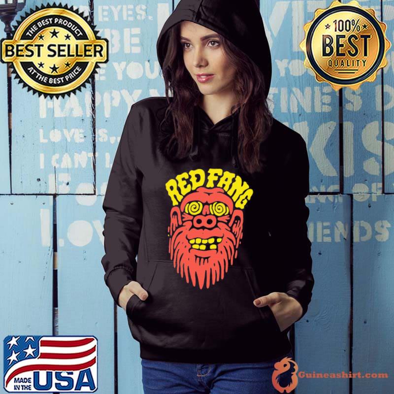 Bigfoot logo design red fang classic s Hoodie
