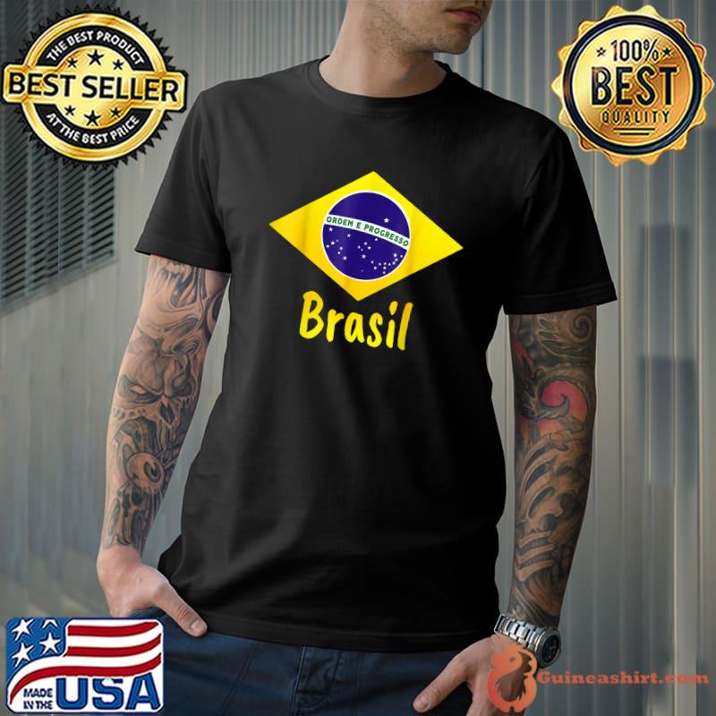 Brazil Flag Brazil Soccer Jersey T-Shirt