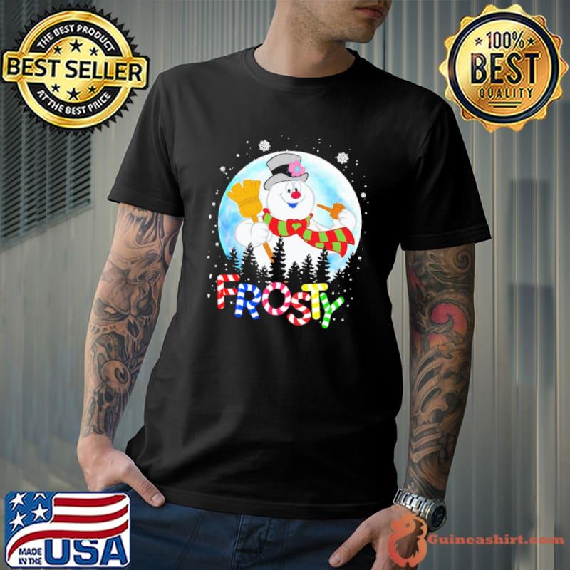 Candy cane frosty the snowman TV show frosty classic shirt