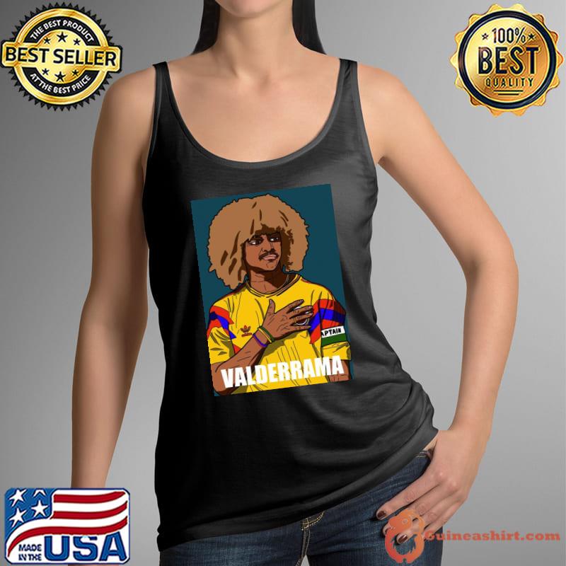 Carlos valderrama Colombia portrait s Tank Top