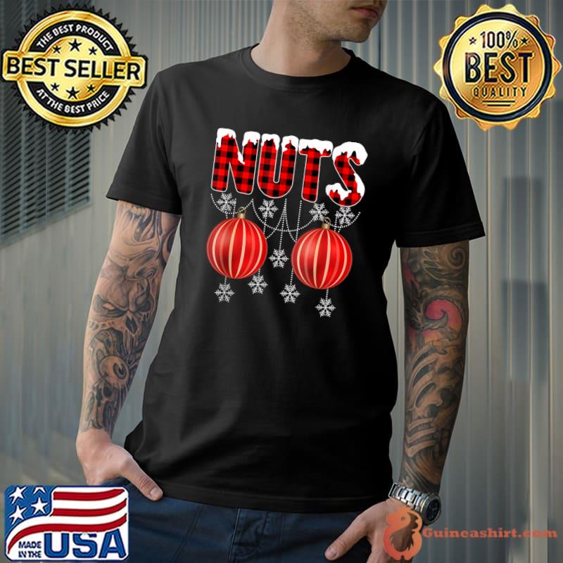 Chest Nuts Matching Chestnuts Plaid Christmas Couples T-Shirt