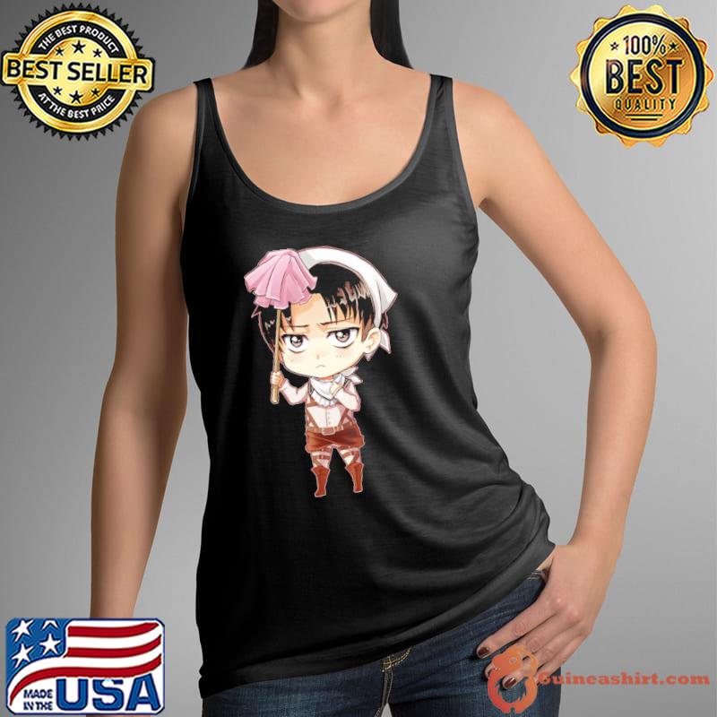 ChibI levI ackerman cleaning attack on titan classic s Tank Top