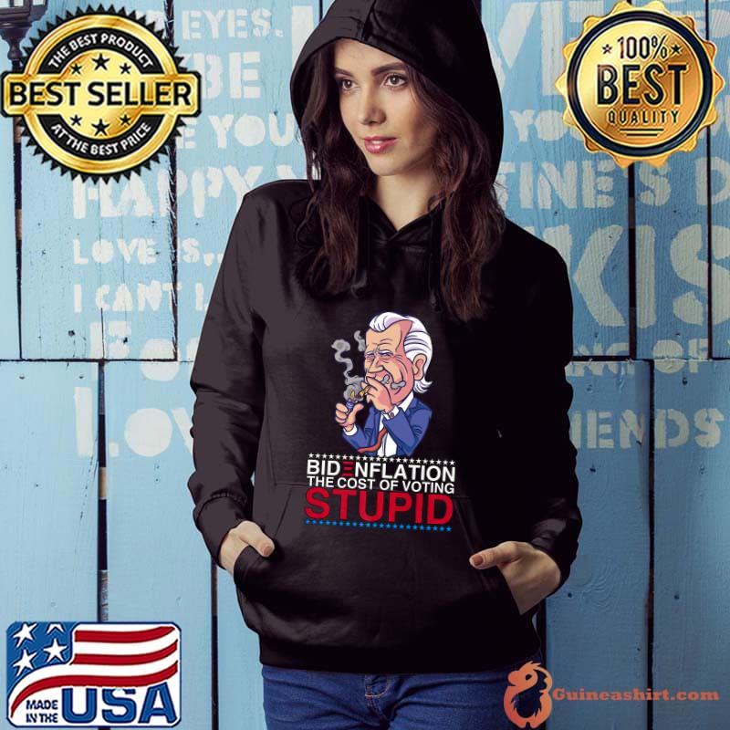 Christmas Bidenflation The Cost Of Voting Stupid Inflation Gas Prices Biden Trump T-Shirt Hoodie