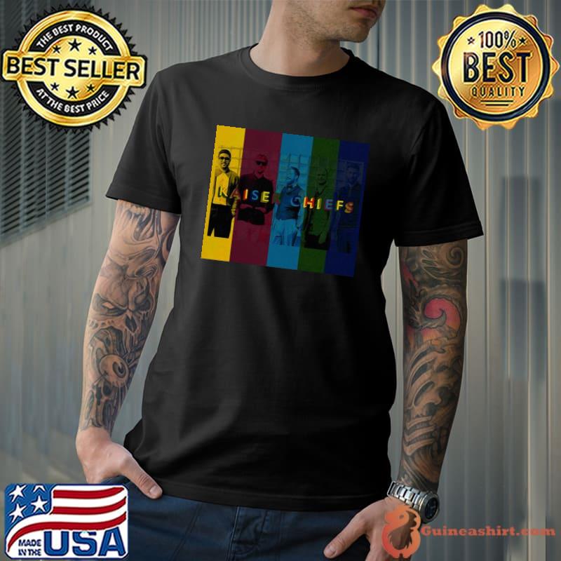 Colorful music kaiser Chiefs indie rock band stay togethers art trending shirt