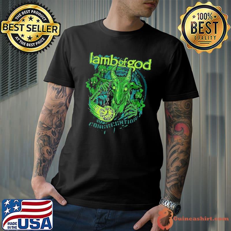 Congrecation design lamb of god shirt