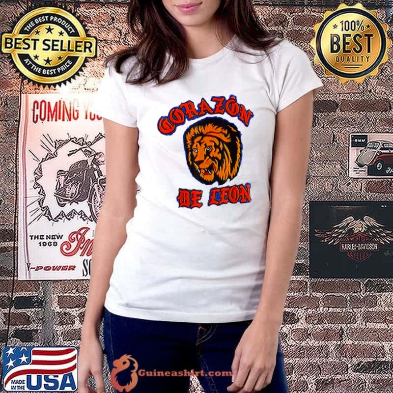Corazon De Leon Symbol Color Retro T-Shirt Ladiestee
