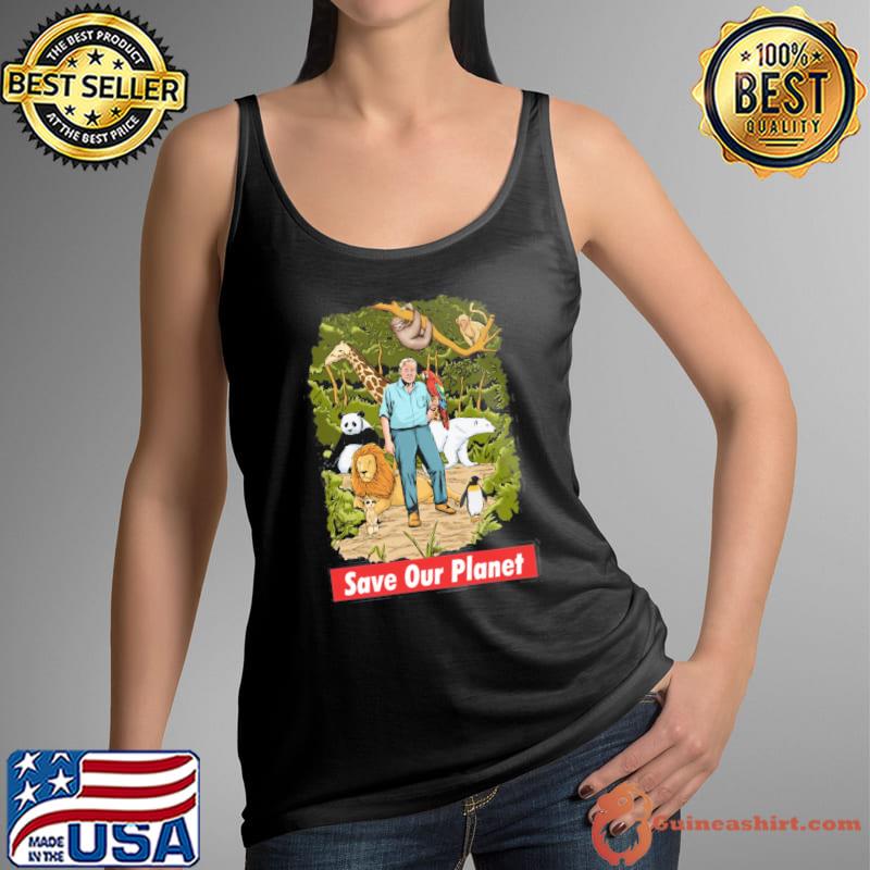 David attenborough save our planet classic s Tank Top