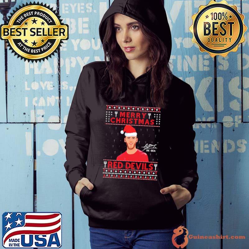 David de gea manchester united merry christmas red devils s Hoodie