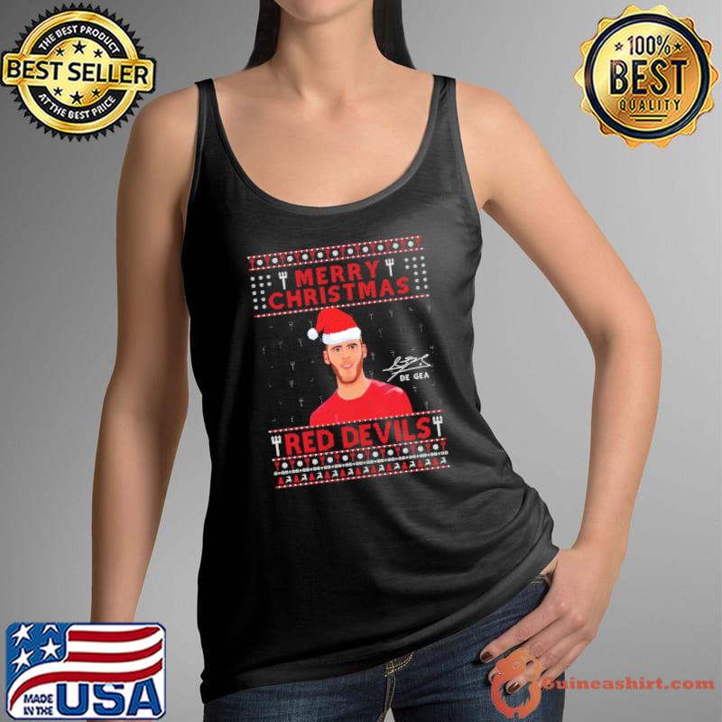David de gea manchester united merry christmas red devils s Tank Top