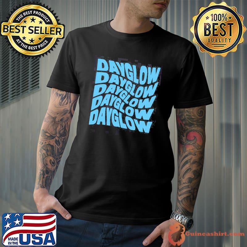 Dayglow blue text art trending classic shirt