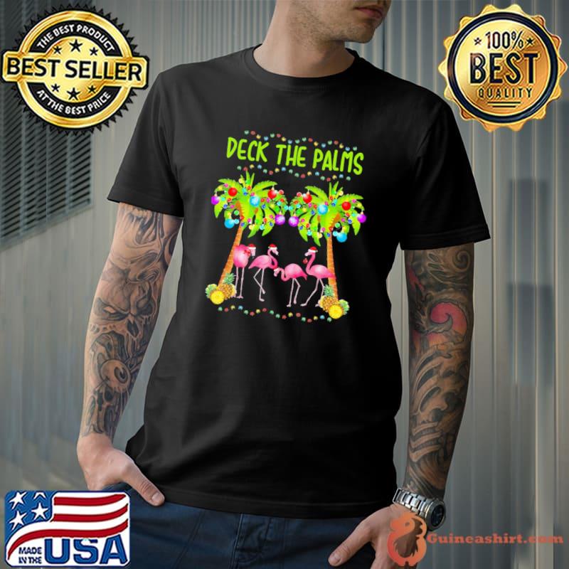Deck the palms I'm dreaming of a pink christmas shirt