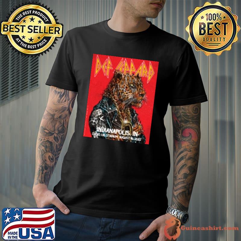 Def leppard indianapolis august 16 2022 the stadium tour classic shirt