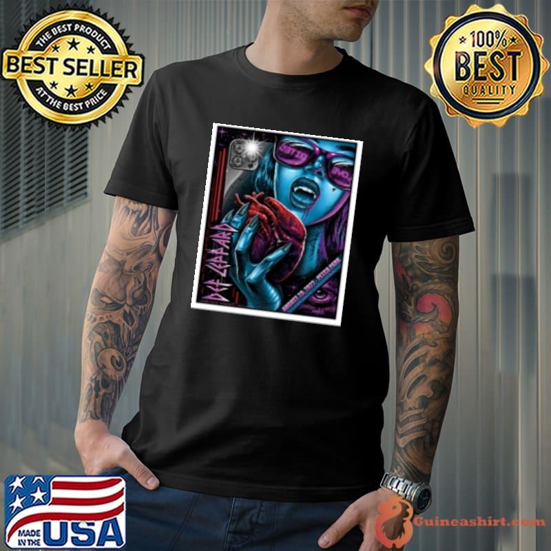 Def leppard san diego august 28 2022 the stadium tour classic shirt