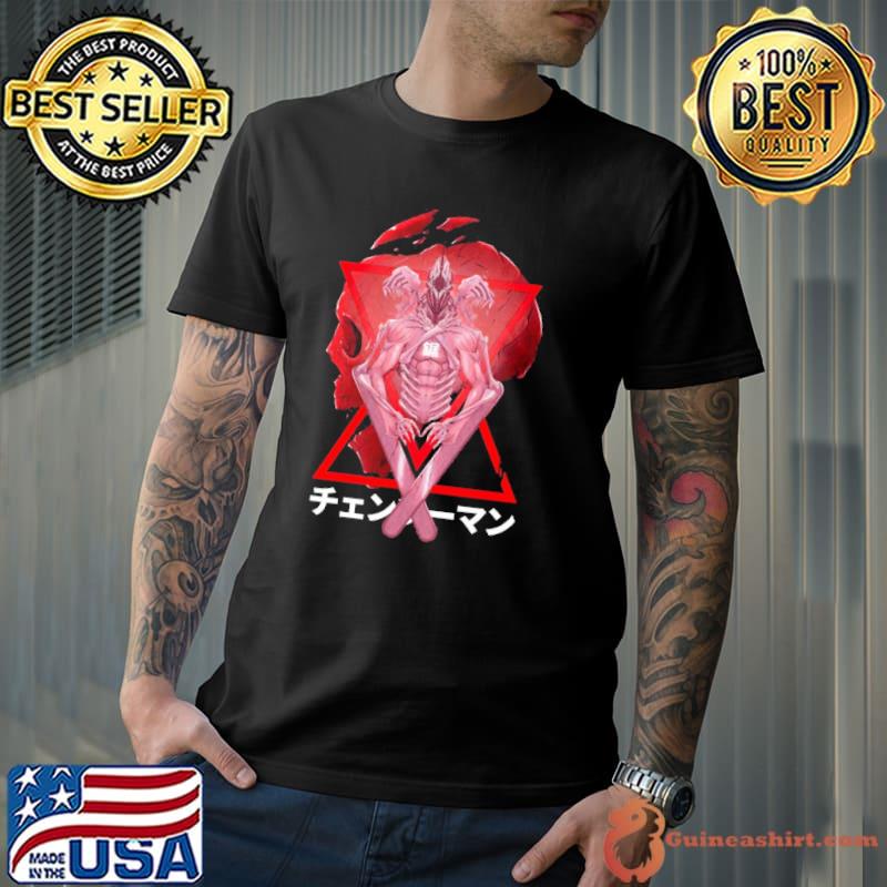 Devil geometric design chainsaw man shirt