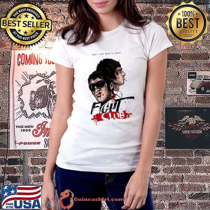 Don't look back in anger fight club trending shirt